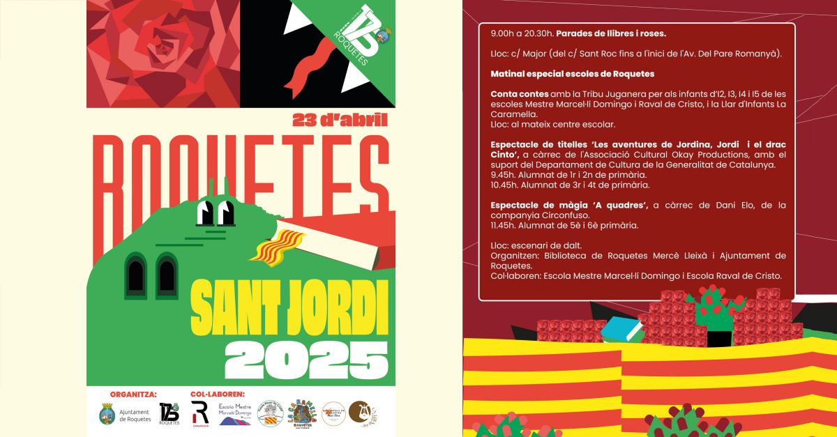 Sant Jordi 2025 a Roquetes