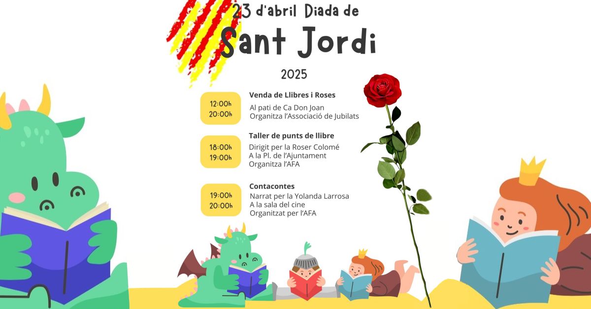 Sant Jordi 2025 a Vinebre