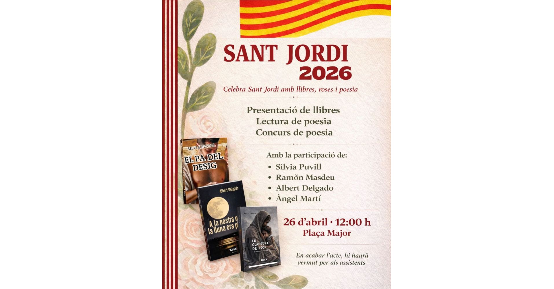 Sant Jordi 2026 a Alfara de Carles