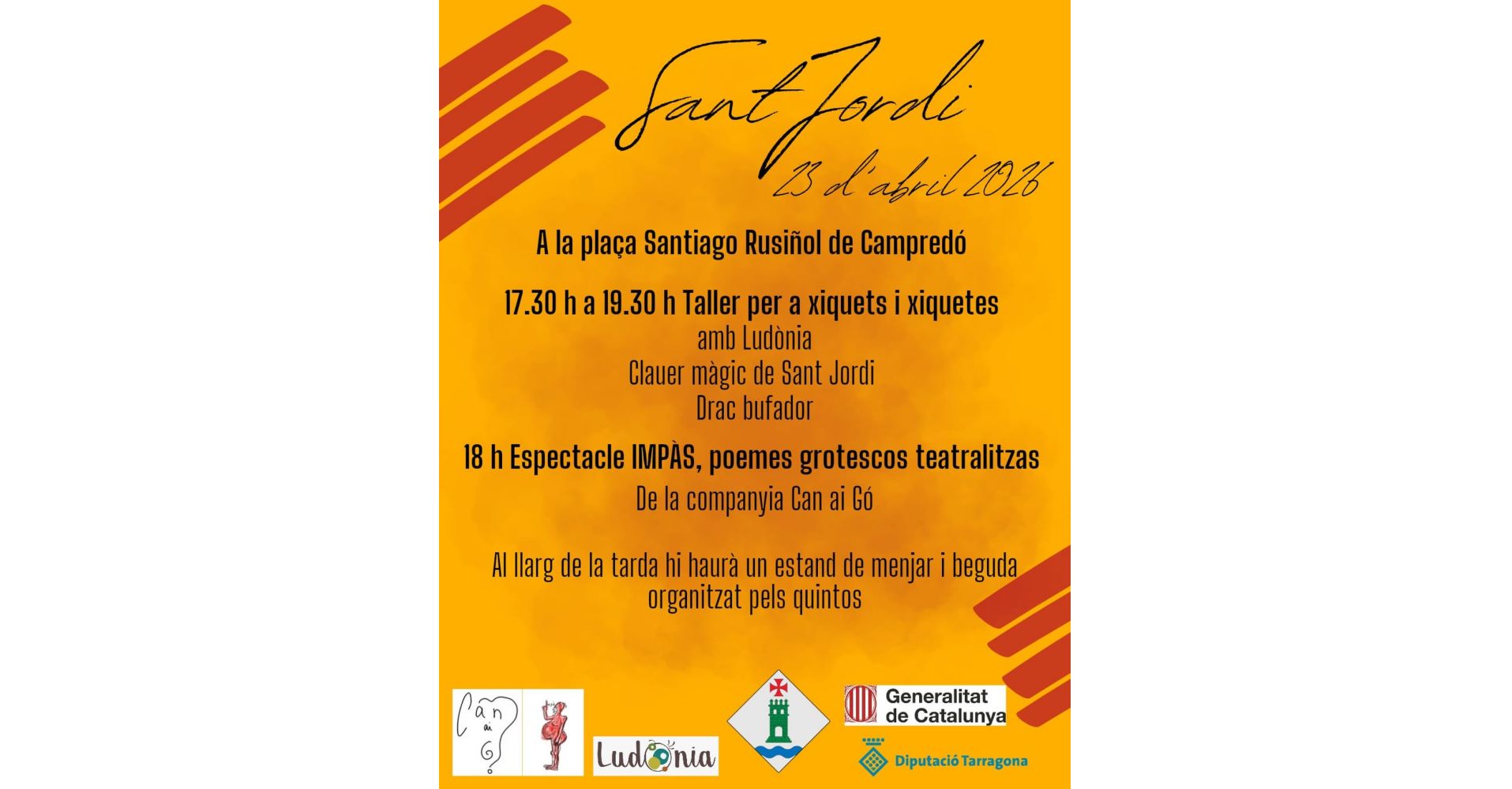 Sant Jordi 2026 a Campred�