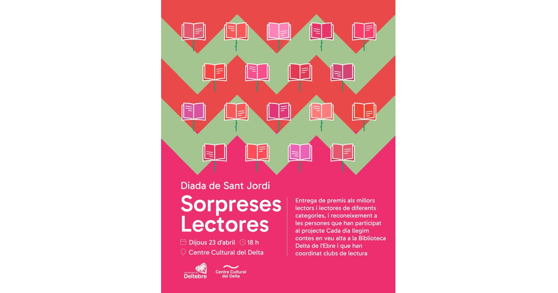 Sant Jordi 2026 a Deltebre