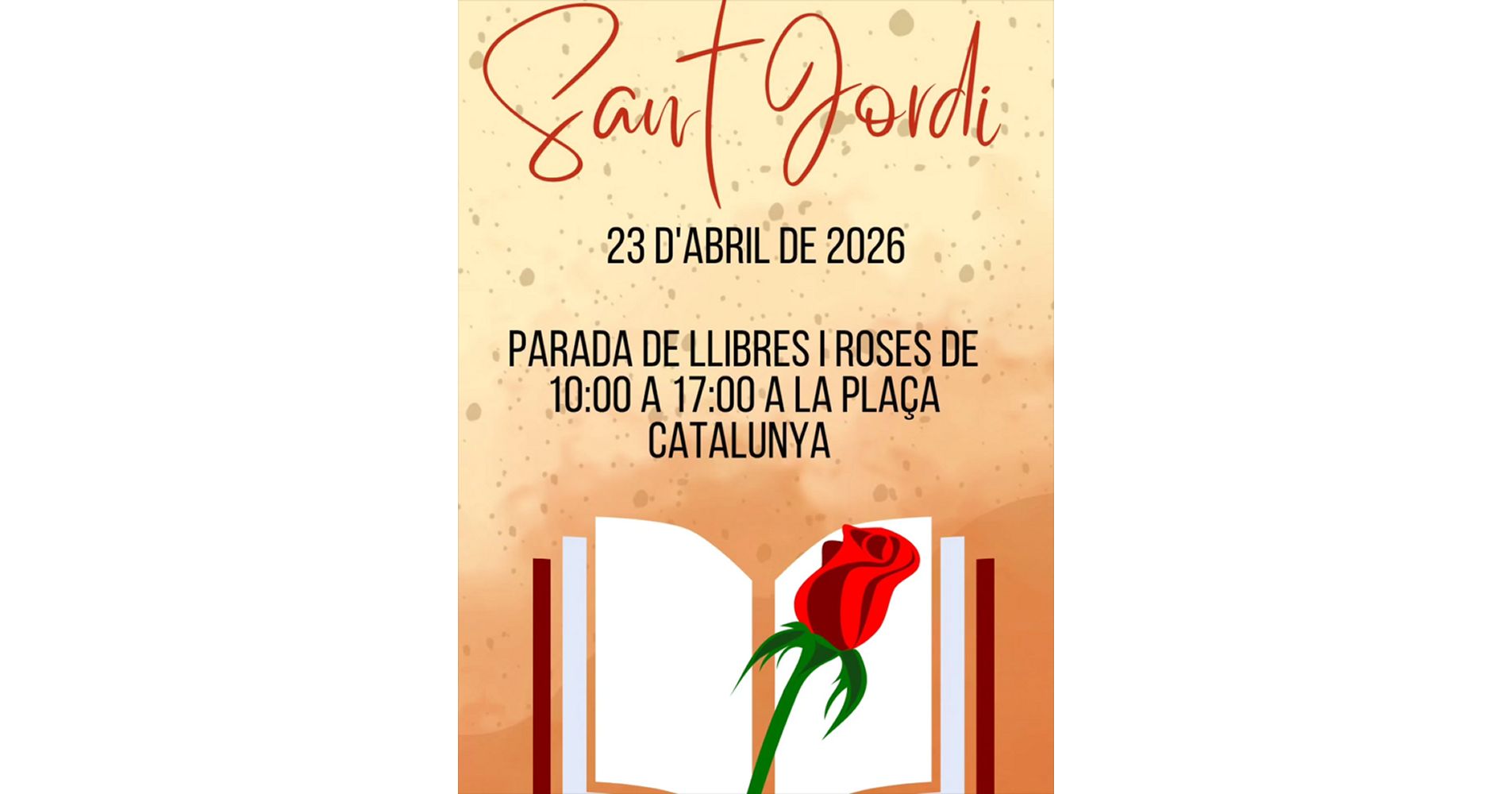 Sant Jordi 2026 a La Palma d�Ebre