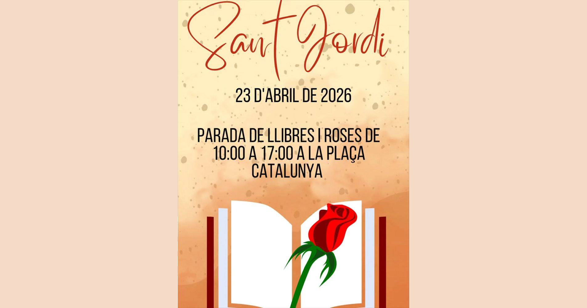 Sant Jordi 2026 a La Palma d’Ebre Sant Jordi 2026 a La Palma d’Ebre
