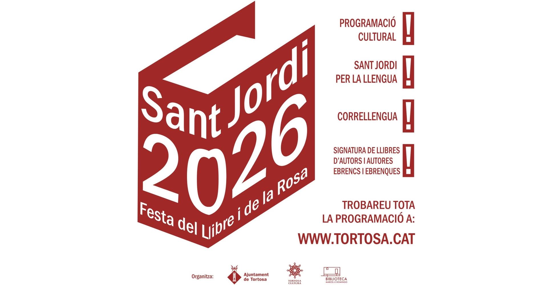 Sant Jordi 2026 a Tortosa