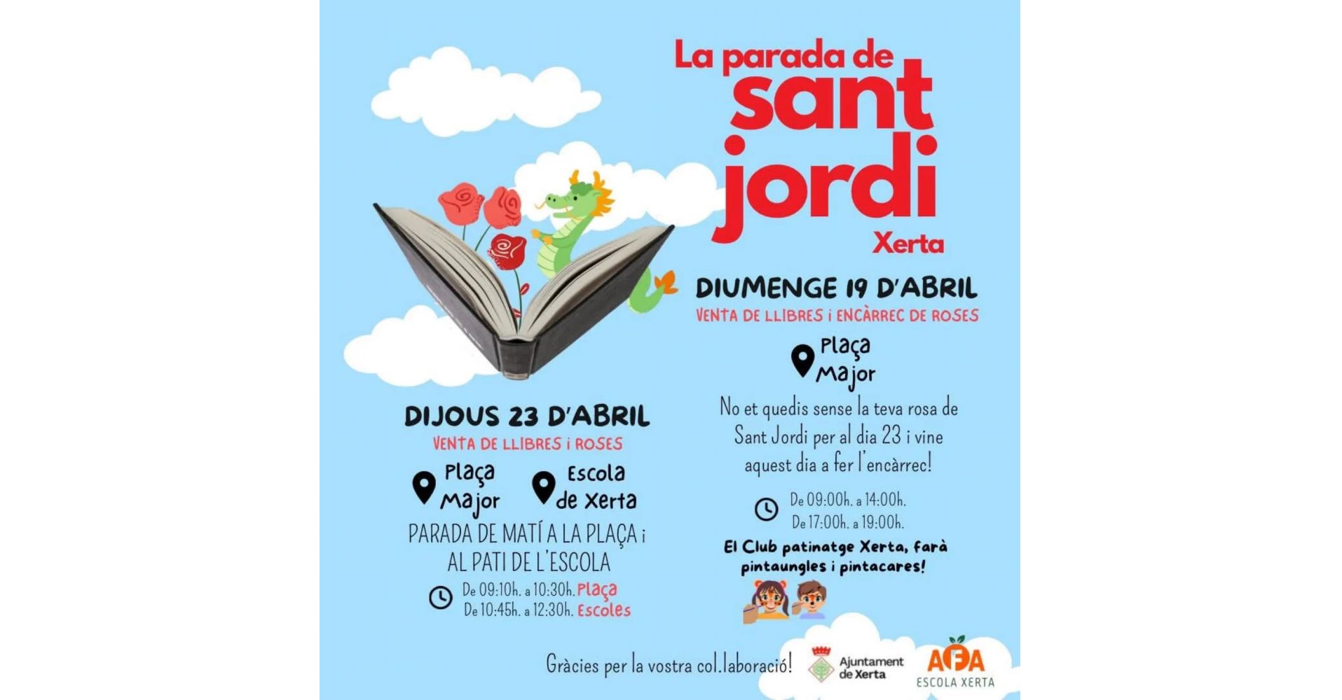 Sant Jordi 2026 a Xerta