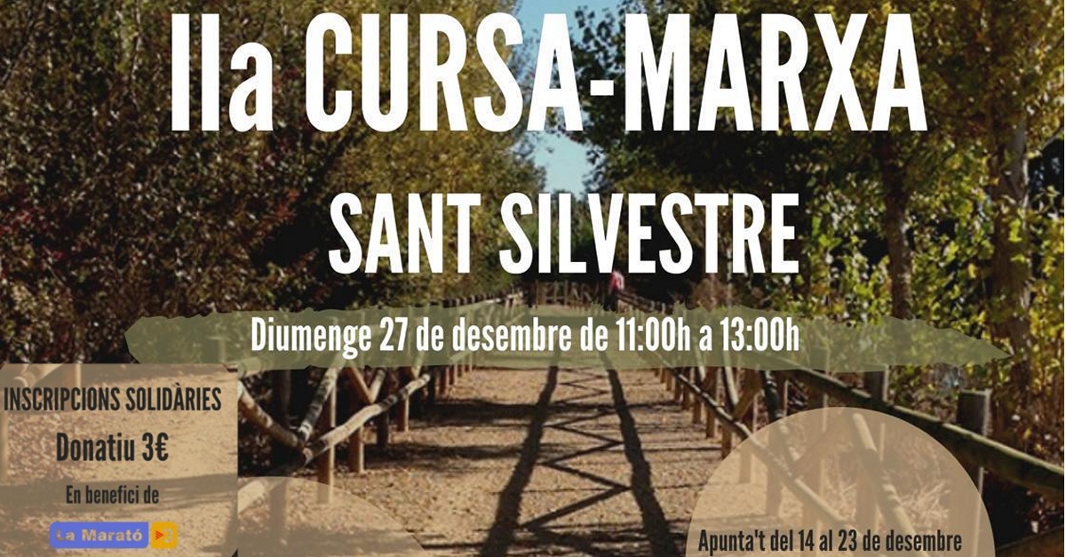 II Cursa-Marxa Sant Silvestre de Sant Jaume d&rsquo;Enveja