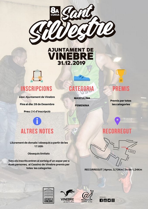 Cursa de Sant Silvestre a Vinebre Cursa de Sant Silvestre a Vinebre
