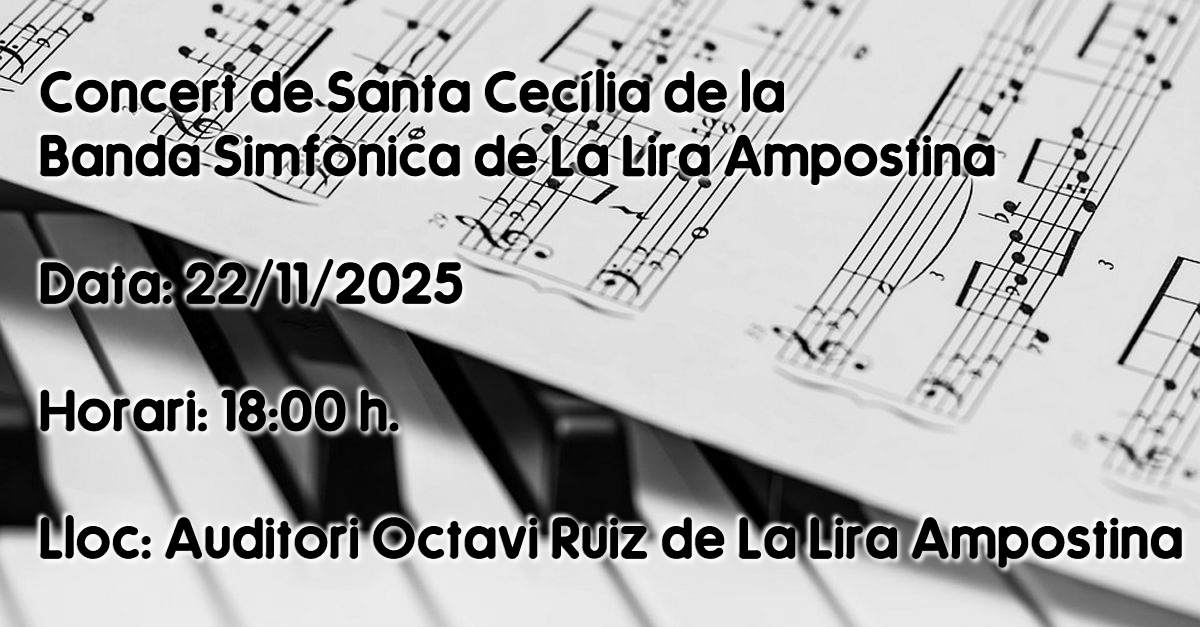 Concierto de Santa Cecilia de La Lira Ampostina