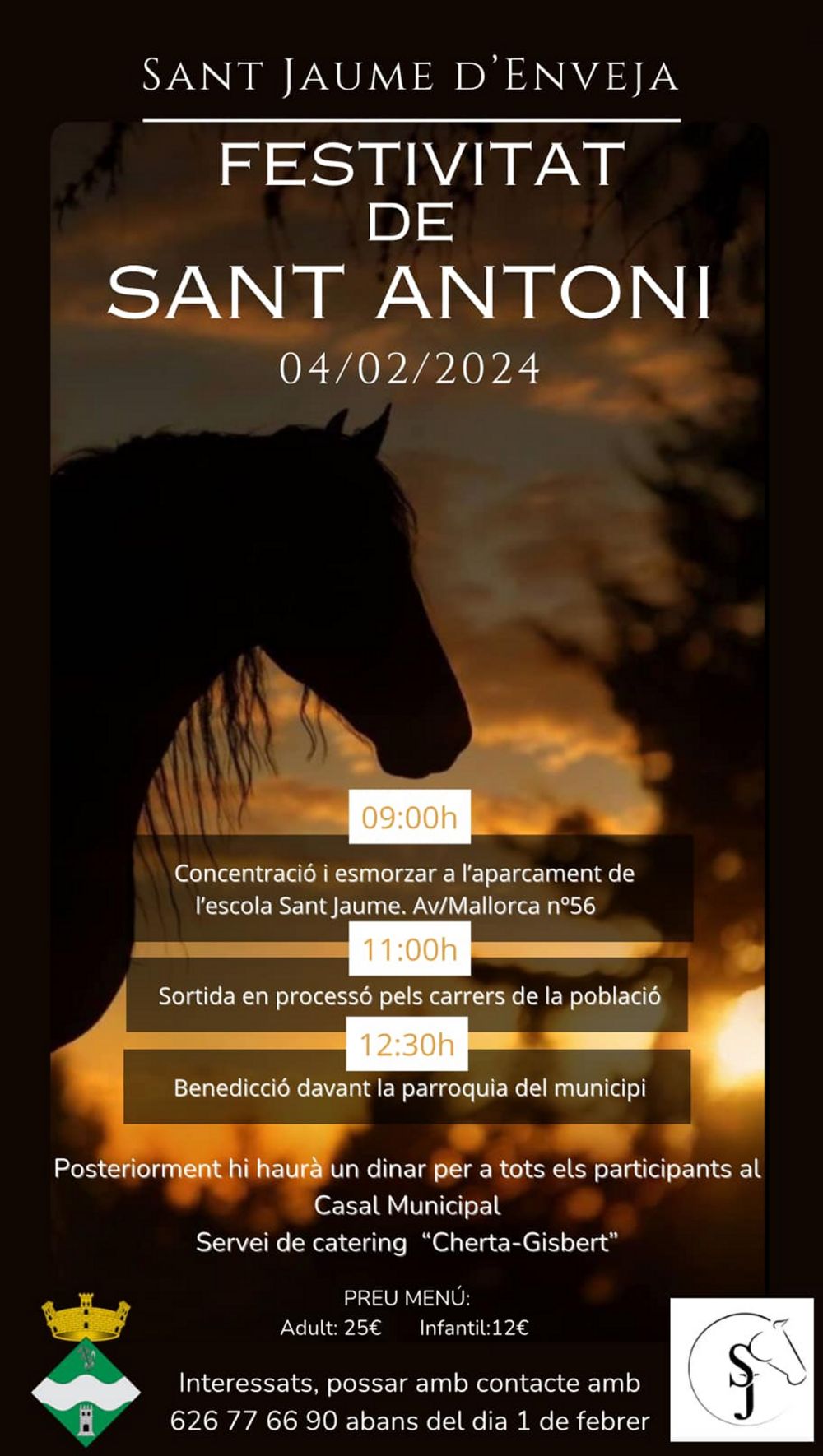 Sant Antoni 2024 a Sant Jaume d�Enveja