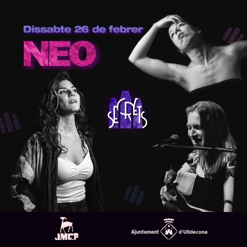 Secrets: NEO en concert a Ulldecona Secrets: NEO en concert a Ulldecona