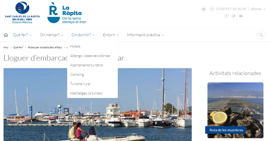 La web de l�Estaci� N�utica de La R�pita obt� el segell �Ecommerce Europe Trustmark�
