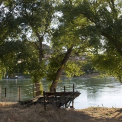Senderismo en Asc�, en la Ribera de Ebro
