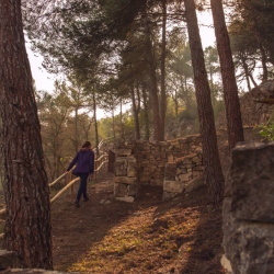 Senderismo en Asc�, en la Ribera de Ebro