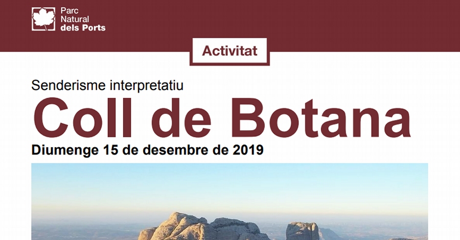 Senderisme interpretatiu pel coll de Botana i el coll de Membrado amb les Roques de Benet i els Estrets d�Arnes de tel� de fons