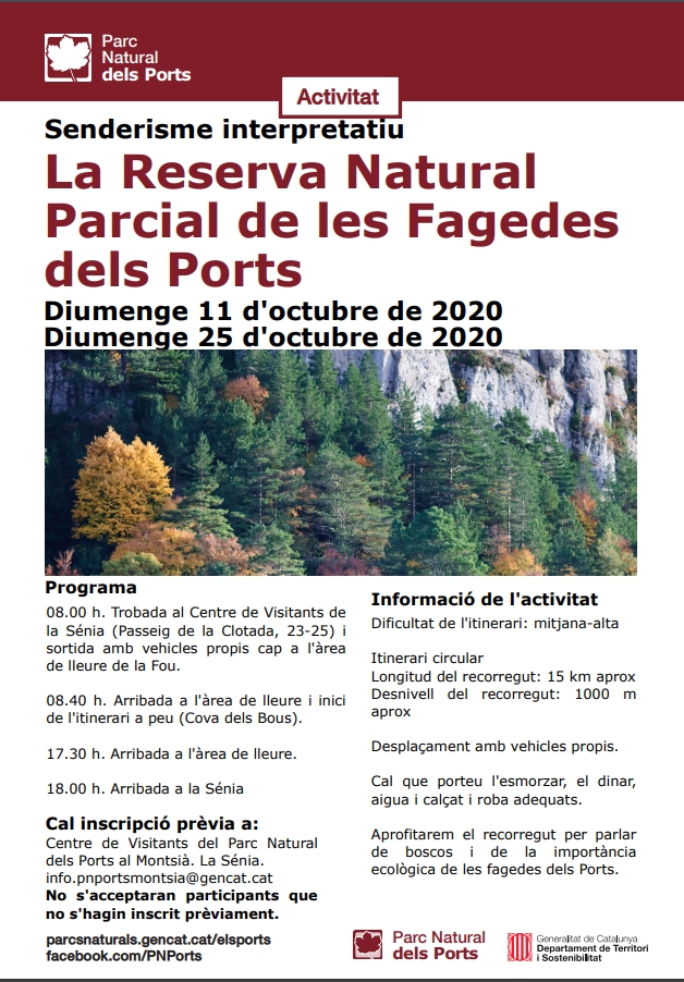 La Reserva Natural Parcial de les Fagedes dels Ports (complert) La Reserva Natural Parcial de les Fagedes dels Ports (complert)