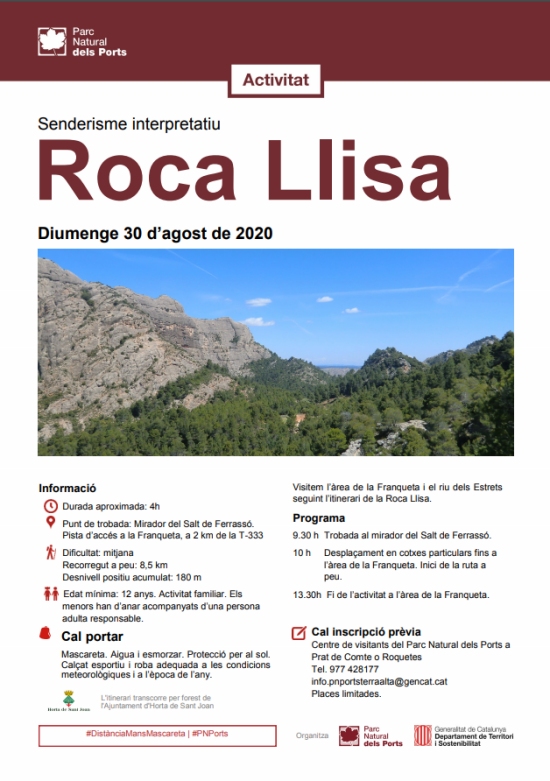 Senderisme interpretatiu: Roca Llisa Senderisme interpretatiu: Roca Llisa