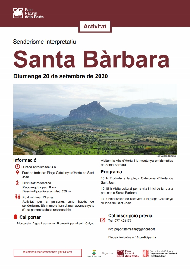 Senderisme interpretatiu: Santa Bàrbara Senderisme interpretatiu: Santa Bàrbara