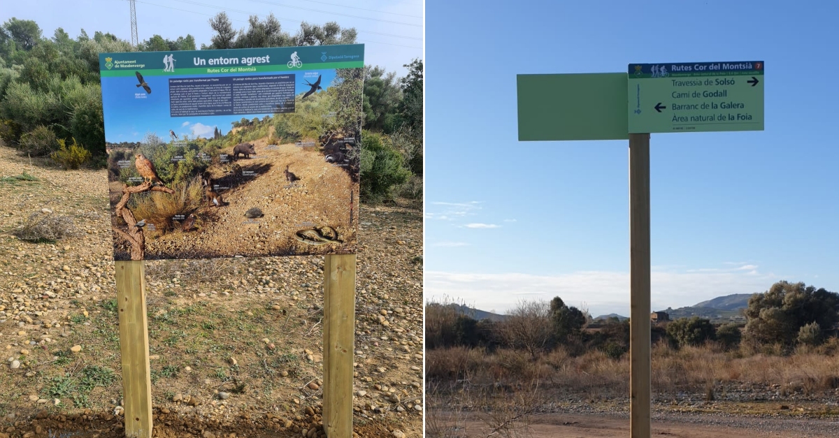 Masdenverge senyalitza tres rutes tur�stiques del terme municipal | EbreActiu.cat, revista digital d&rsquo;oci actiu | Terres de l&rsquo;Ebre ...