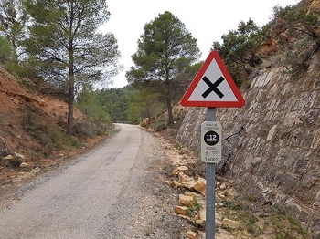 Senyals informatius de cobertura d&rsquo;emerg�ncies al 112 a la Via Verda de la Terra Alta | EbreActiu.cat, revista digital d&rsquo;oci actiu | Terres de l&rsquo;Ebre ...
