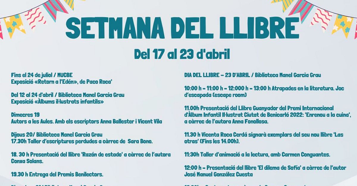 Setmana del Llibre a Benicarl�