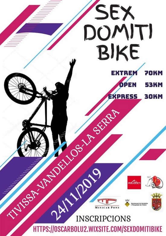 Sex Domiti Bike (ACTIVITAT CANCEL·LADA) Sex Domiti Bike (ACTIVITAT CANCEL·LADA)