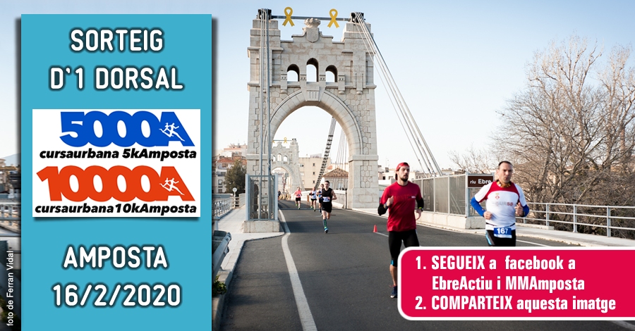 <p>Sorteig 1 dorsal per la Cursa Montbike Amposta del 16/2/2020</p>