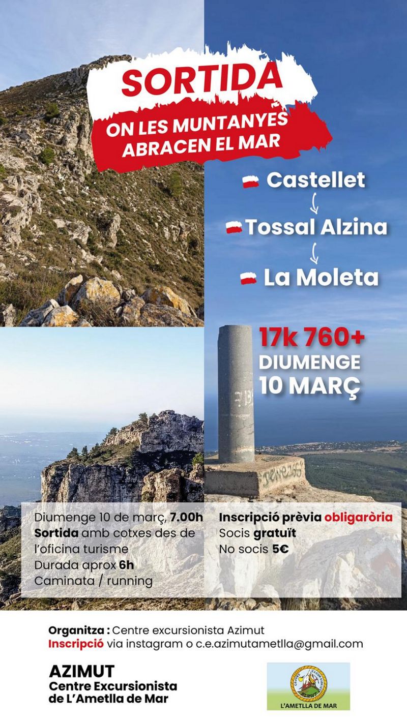 Sortida on les muntanyes abracen el mar Sortida on les muntanyes abracen el mar