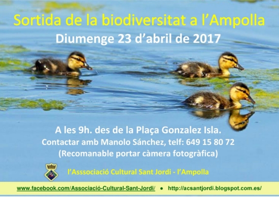 Sortida de la biodiversitat a l�Ampolla