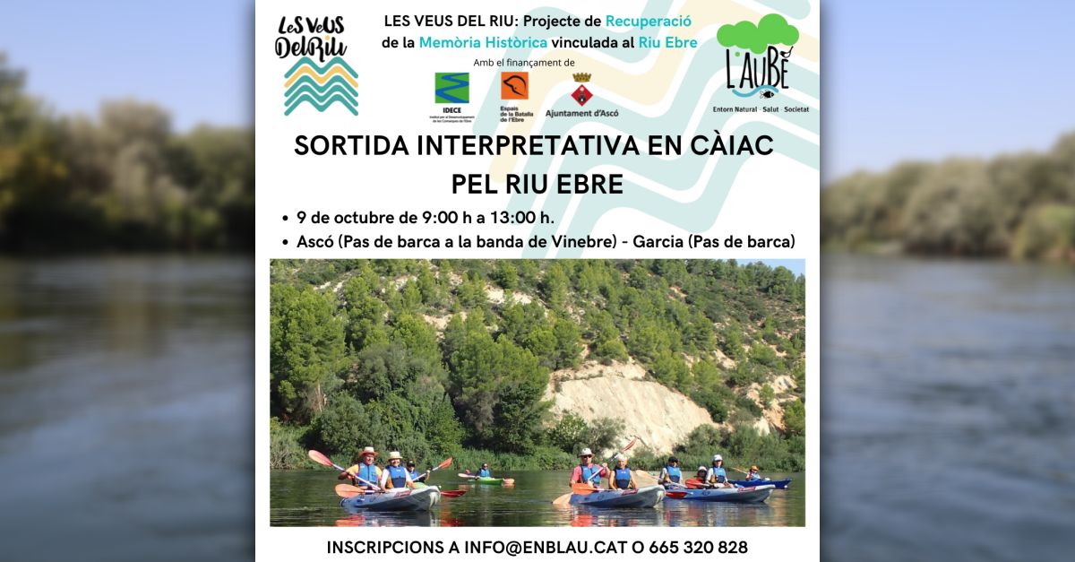 Les Veus del Riu. Sortida interpretativa en c�iac pel riu Ebre