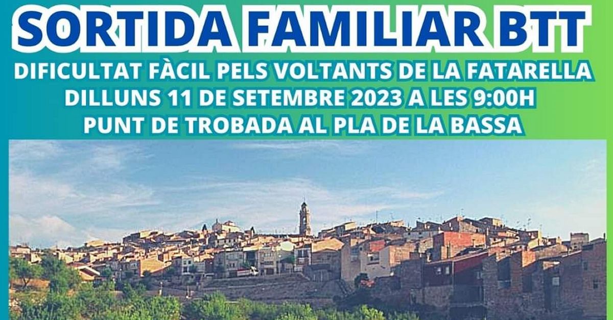 Sortida familiar en BTT a la Fatarella