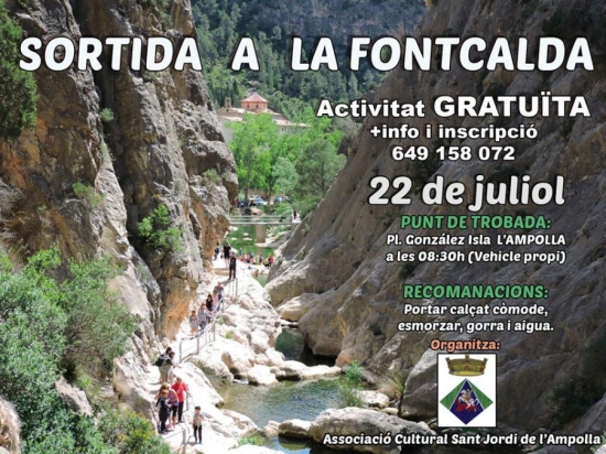 Sortida a la Fontcalda Sortida a la Fontcalda
