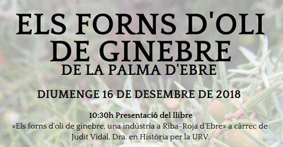 Sortida: Els forns d�oli de ginebre de La Palma d�Ebre