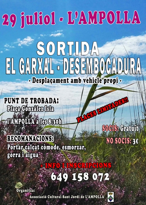 Sortida El Garxal – Desembocadura Sortida El Garxal – Desembocadura