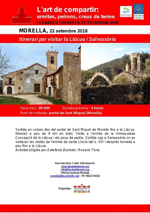 Itinerari per visitar la Llàcua i Salvassòria Itinerari per visitar la Llàcua i Salvassòria