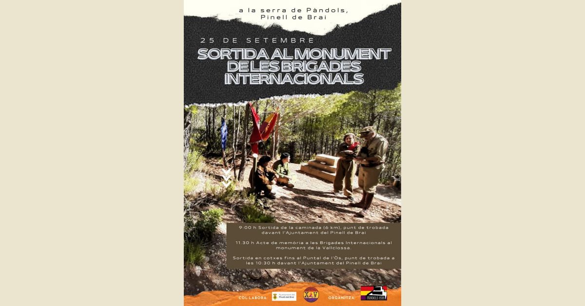 Sortida al monument de les Brigades Internacionals Sortida al monument de les Brigades Internacionals