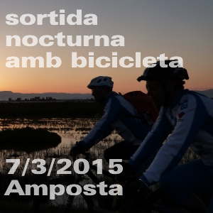 Sortida nocturna en bicicleta de �Els Ponts del Delta�