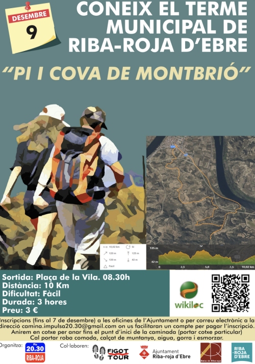 Coneix el terme de Riba-roja d’Ebre “Pi i Cova de Montbrió” Coneix el terme de Riba-roja d’Ebre “Pi i Cova de Montbrió”