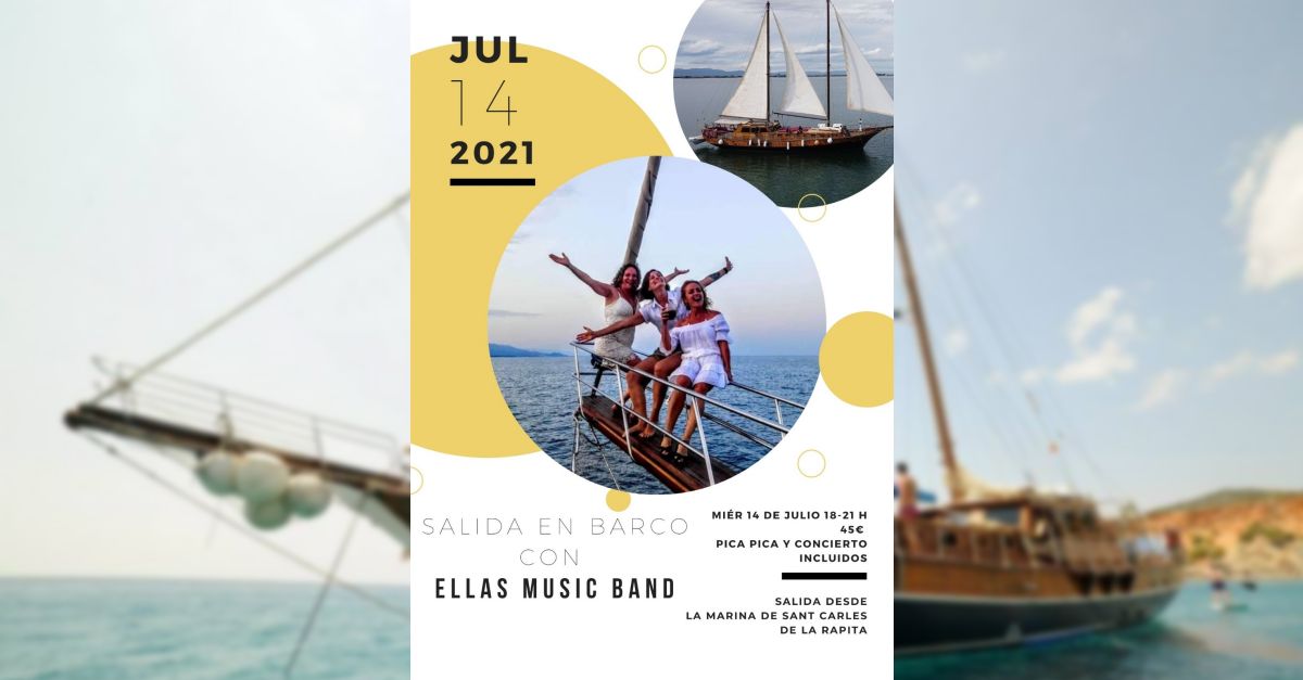 Salidas en barco por la mar del Delta de l&rsquo;Ebro con Ellas Music Band