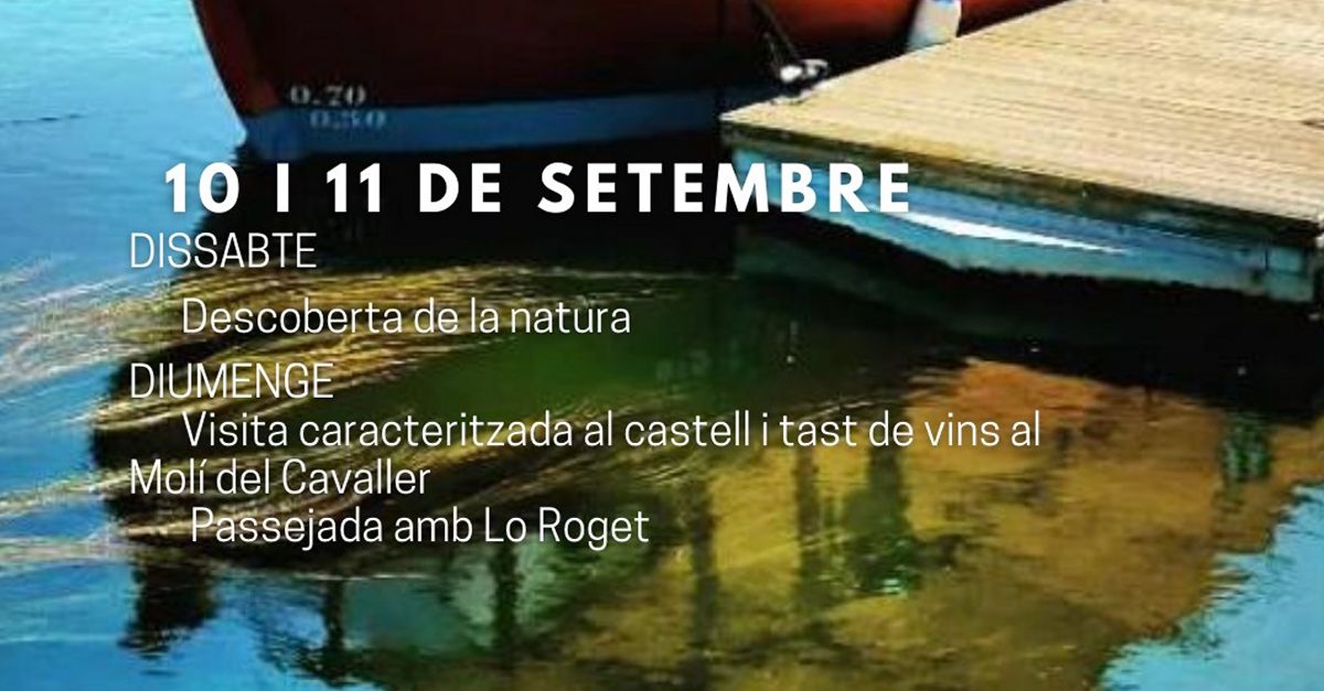 Visita caracterizada al castillo y cata de vinos al Mol� del Cavaller y paseo con Lo Roget