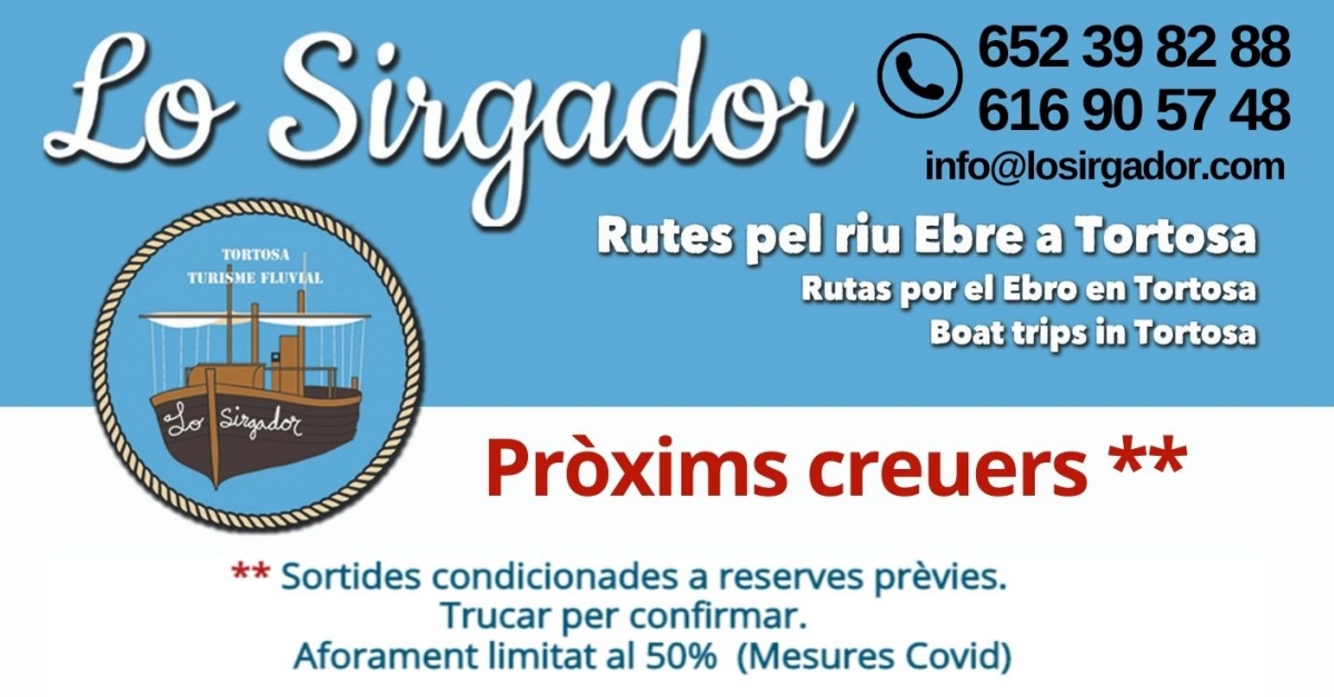 Salidas tur�sticas con Lo Sirgador