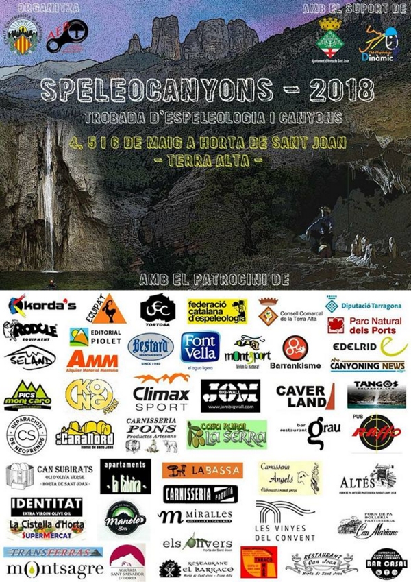 Speolocanyons 2018. Trobada d�espeologia i canyons