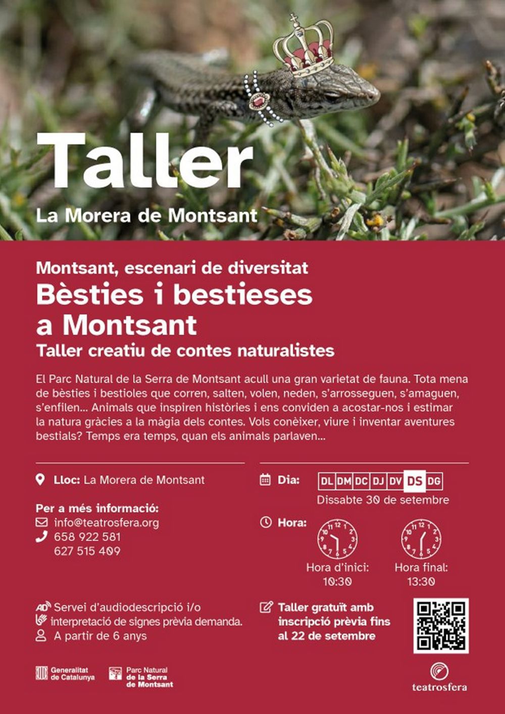 Taller creatiu de contes naturalistes: B�sties i bestieses a Montsant