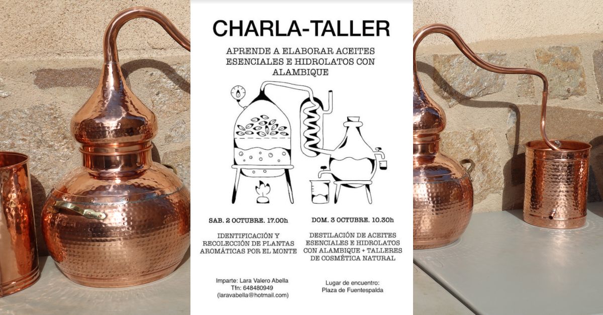 Xerrada-taller Apr�n a elaborar olis essencials i hidrolats amb alamb�