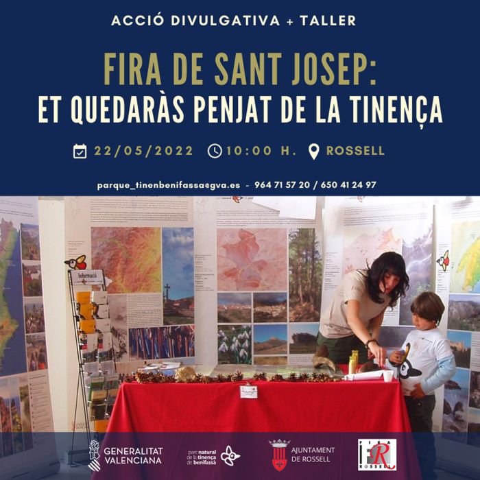 Acció divulgativa i taller a la Fira de Sant Josep de Rossell Acció divulgativa i taller a la Fira de Sant Josep de Rossell