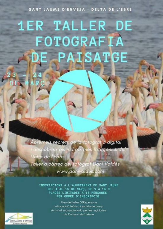 Inscripcions al 1r Taller de Fotografia de Paisatge Inscripcions al 1r Taller de Fotografia de Paisatge