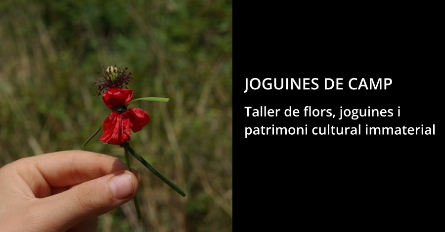Juguetes de campo. Taller de flores silvestres y juguetes ef�meras