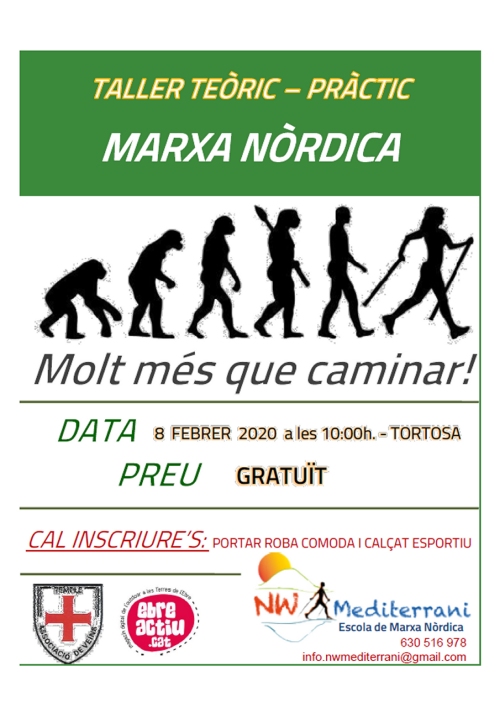 Taller teòric-pràctic de Marxa Nòrdica Taller teòric-pràctic de Marxa Nòrdica