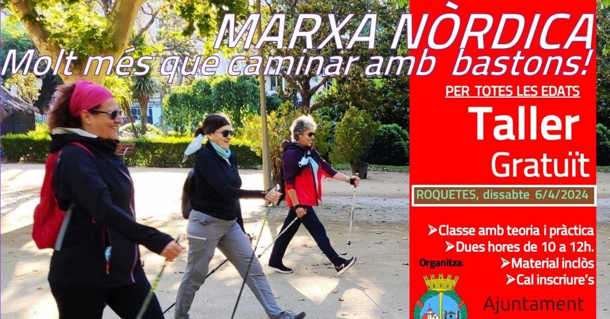 Taller gratuito de marcha n�rdica