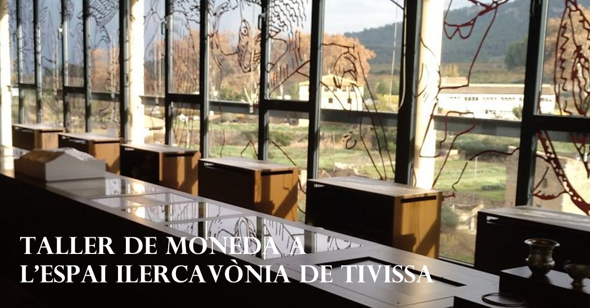 Taller de moneda a l�Espai Ilercav�nia de Tivissa