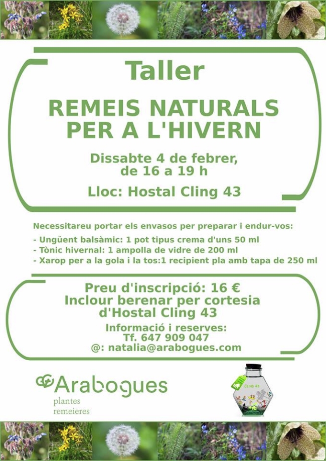 Taller: Remeis naturals per a l�hivern